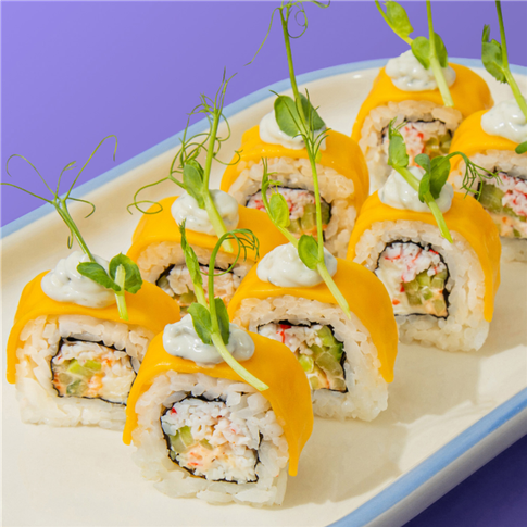 Ролл с голубым сыром