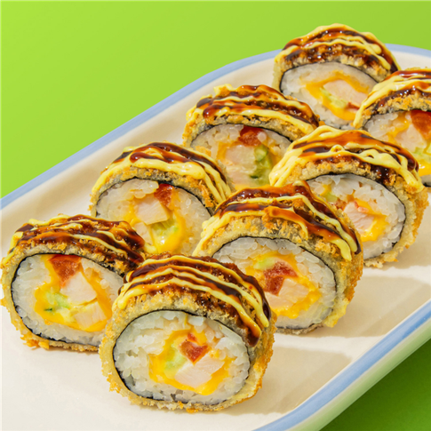 Инди-ролл с карри курицей