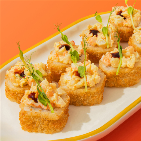 Инди-ролл с карри креветкой