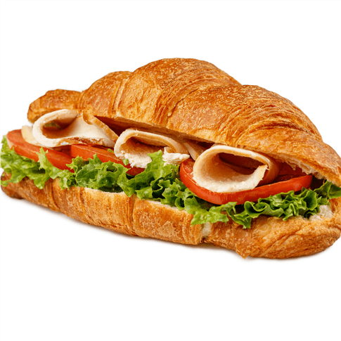 Сэндвич в круассане с курицей