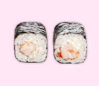 Мини ролл с креветкой и сыром