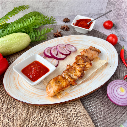 Шашлык из куриного бедра 