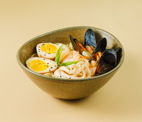 Рамен с морепродуктами