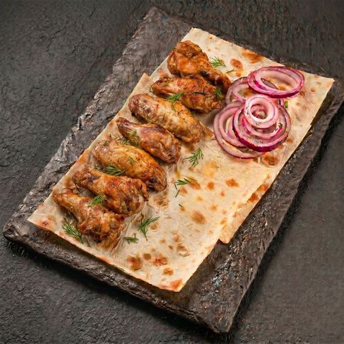 Крылья куриные жаренные на мангале