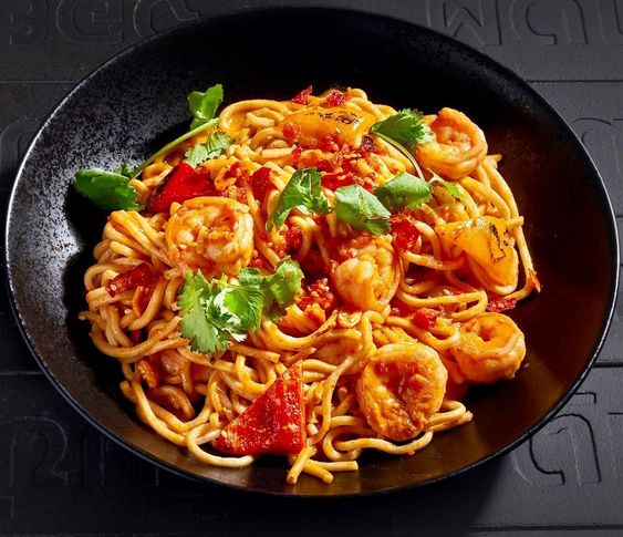 Том-ям noodle c креветкой