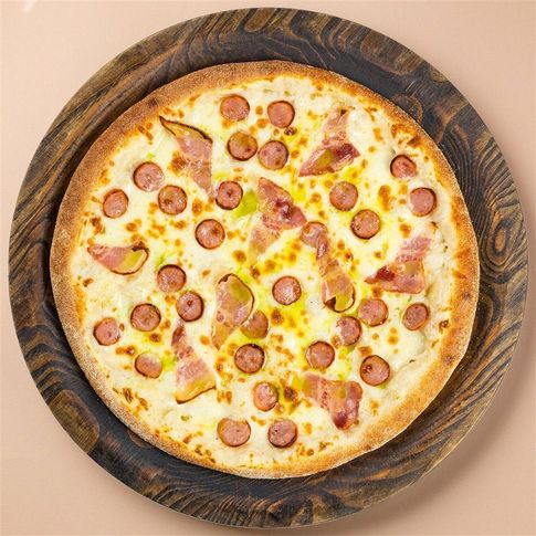 Мясная пицца по гамбургски