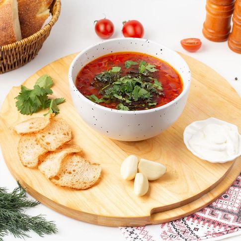 Борщ с говядиной