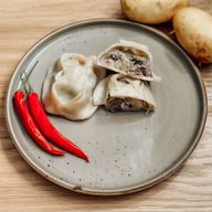 Манты с рубленой говядиной и картофелем 15 шт