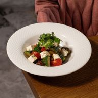 Овощи с оливками и сыром Фета