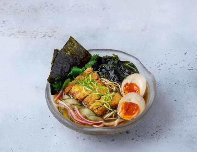 Сию рамен с хрустящей курицей 