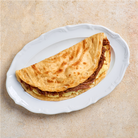 Якмыш с рваной говядиной
