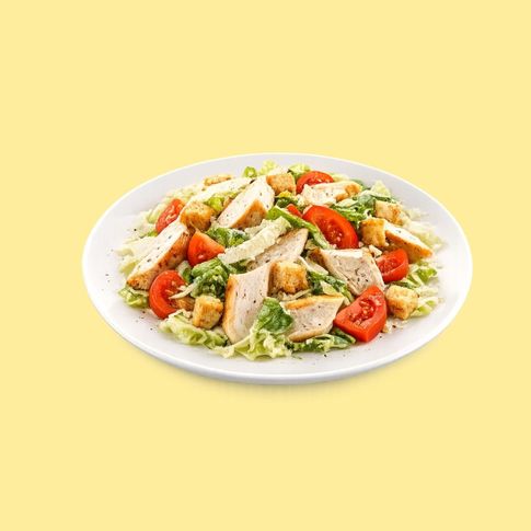 Салат Цезарь с курицей