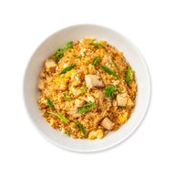 Жареный рис с курицей