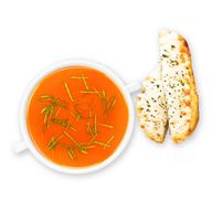 Крем-суп Томатный с чесночной гренкой