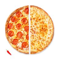 Пепперони + Маргарита 36 см