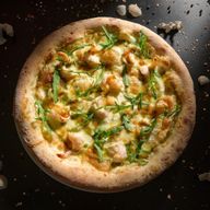 С креветками и рукколой