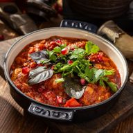 Чахохбили с бедром цыпленка