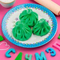 Хинкали бабушки Нино с картошечкой и лучком
