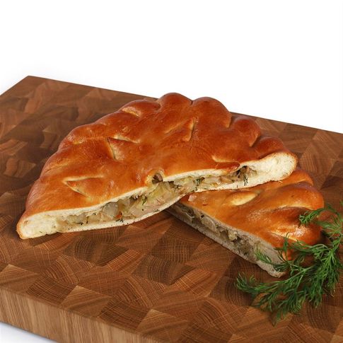 Пирог с капустой и зеленью