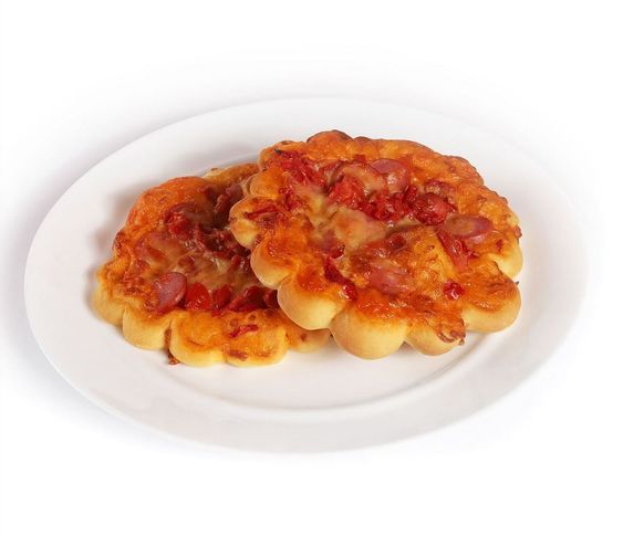Мини пицца с сосисками