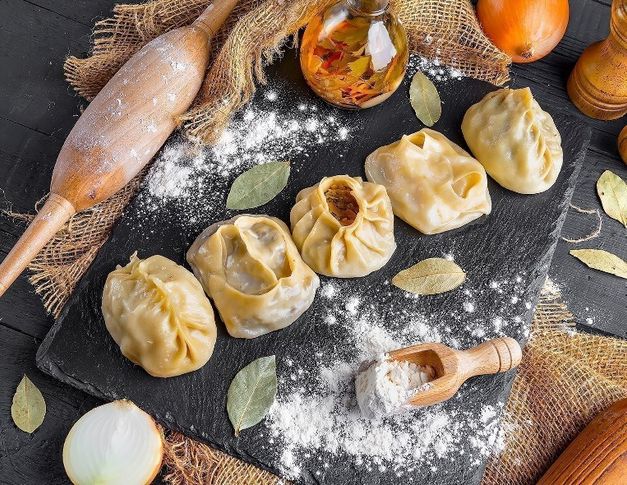 Сет манты с говядиной