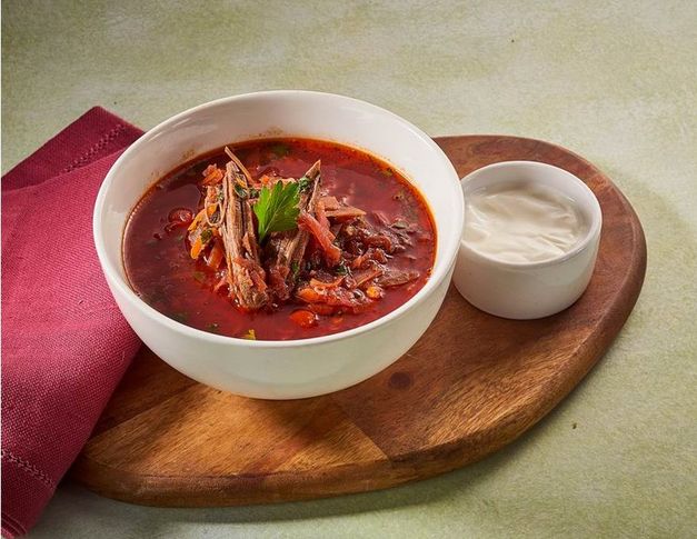 Борщ с говядиной 