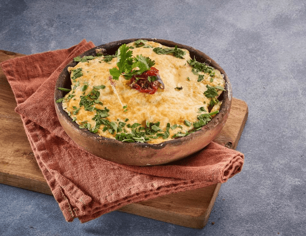 Запеченная Говядина с картофелем и грибами  