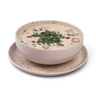 Сливочный суп с креветкой