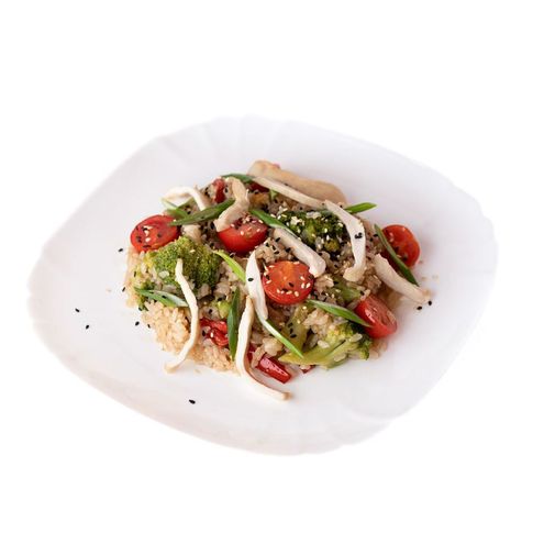 Тяхан с мясом