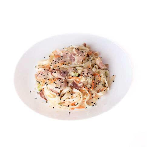 Удон в сливочном соусе