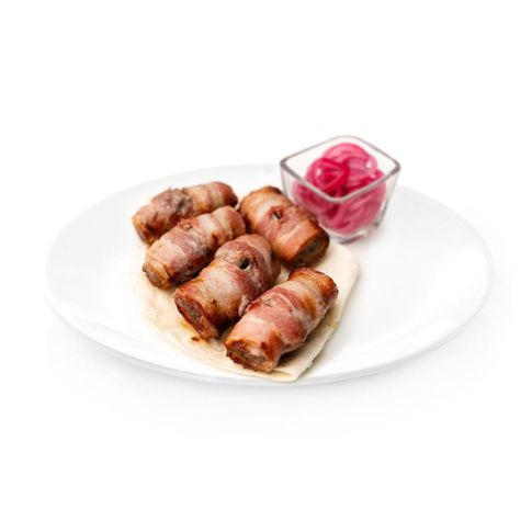 Люля говяжие в беконе