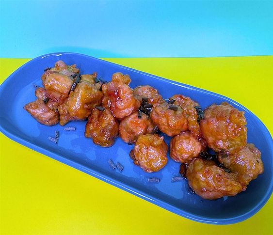 Попкорн из груши с шоколадной стружкой