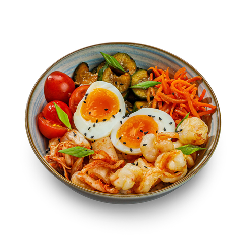Пибимпап с креветкой