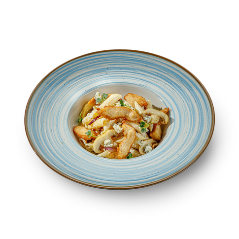 Паста с цыпленком и грибами