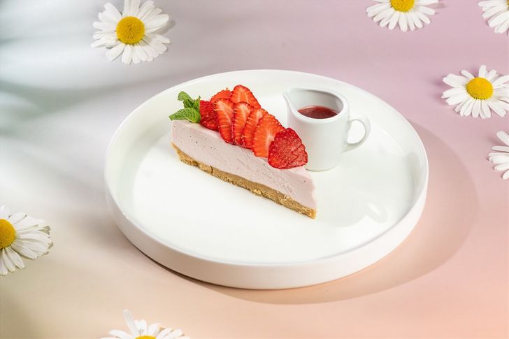 Клубничный чизкейк промо