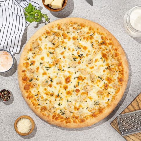 Пицца Альфредо 31 см пышное тесто промо