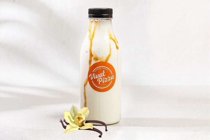 Молочный коктейль "Ванильный" по промокоду VIVATPIZZA