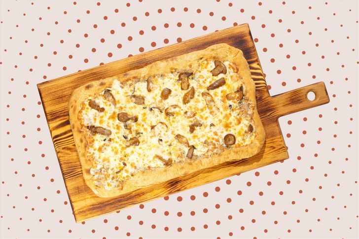 Римская пицца Трюфельная с белыми грибами промо