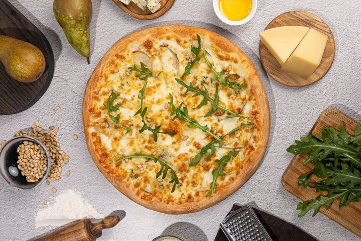 Пицца "Груша-горгонзола" 31 см тонкое тесто промо