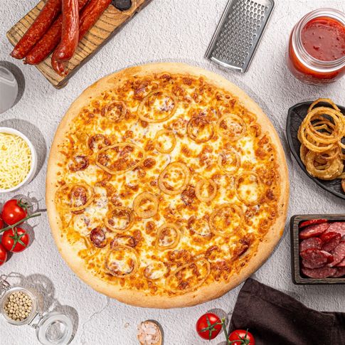 Пицца Пеппа 31 см тонкое тесто промо