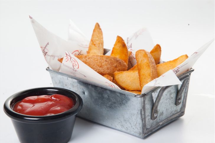 Картофель "по-деревенски" с кетчупом промо