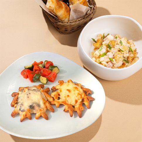 Бизнес ланч (салат + горячее)