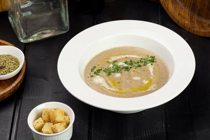 Крем-суп из грибов промо