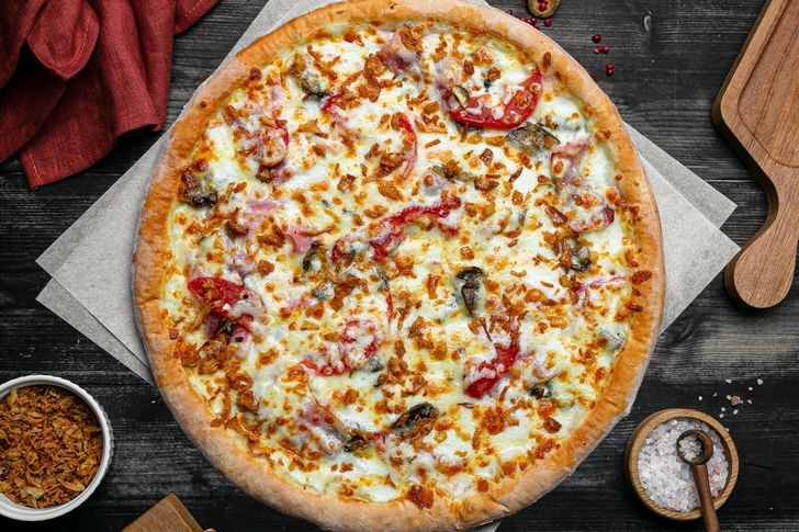 Пицца "Баварская" 20 см пышное тесто по промо 0808