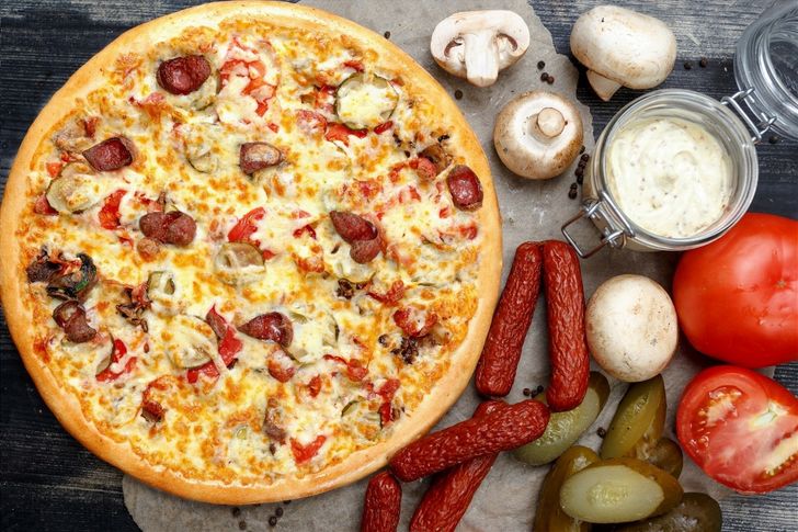 Охотничья 31 см тонкое тесто промо 6681