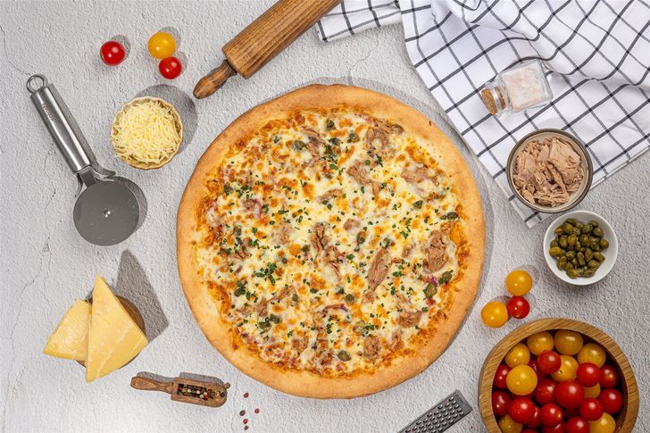 Пицца Ницца 31 см тонкое тесто промо