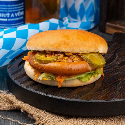 Бургер "Ганс" с Ганноверской колбаской промо