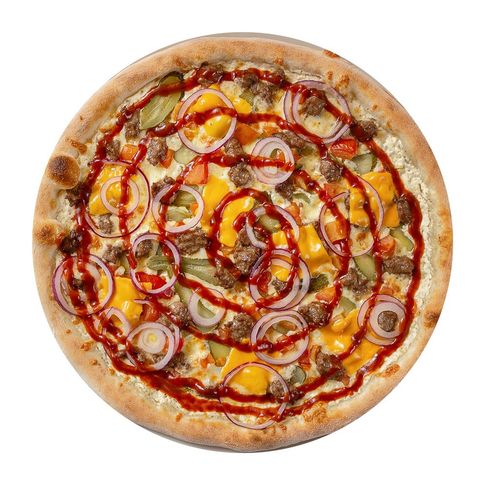 Пицца Бургер тонкая 25см