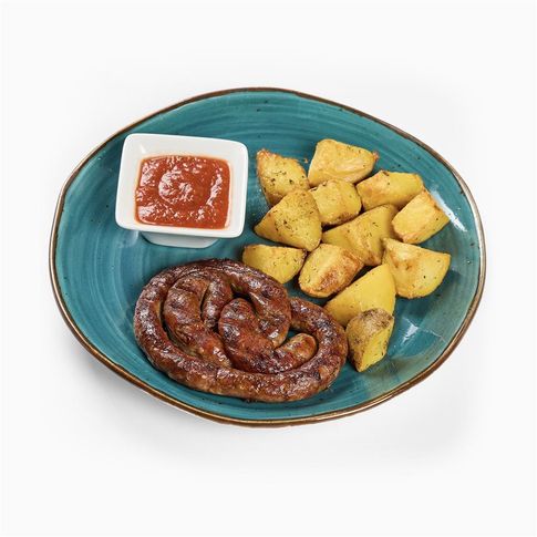 Купаты из телятины с картофелем Айдахо