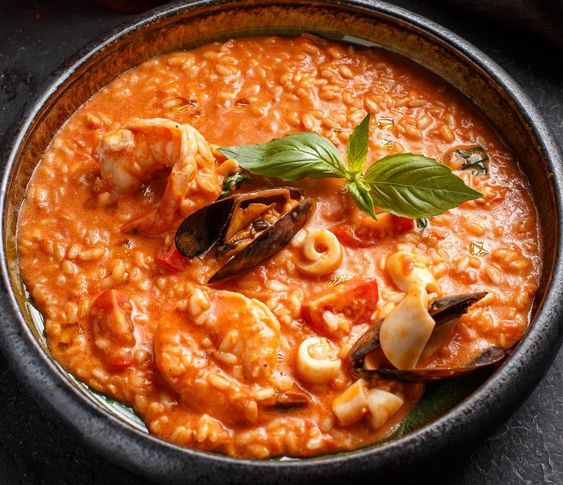 Ризотто с морепродуктами